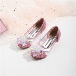 Children's Catwalk High Heels Little Girl Crystal Shoes