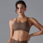 European And American Seamless Knitted Yoga Bra Quick-drying Tight