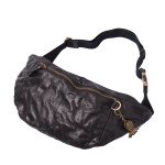 Men's Head Leather Shoulder Bag