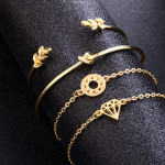 European And American Simple New Geometric Chain Cold Wind Bracelet