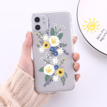 Small Flower Transparent Mobile Phone Case Soft