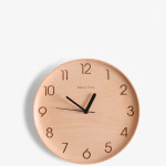 Nordic Beech Wood Simple, Concise, Warm And Versatile Silent Wall Clock