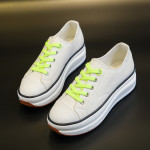 Casual Single Shoes Platform Breathable Canvas Shoes