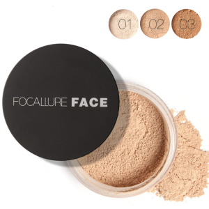 FOCALLURE oil control, breathable makeup, transparent powder, 24-hour long-lasting anti-sweat, no makeup powder