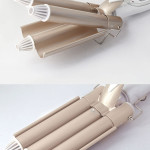 Three-tube Water Corrugated Egg Roll Head Large Curling Iron