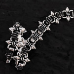 Fashion Vintage Crown Silver Bracelet