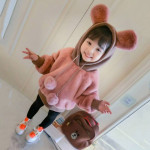 Children's T-shirt Long Sleeve Undercoat Plush Sweater