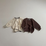 Fashion Boys And Girls Colored Pullover Knitwear