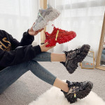 2021 Spring New Fashion Bright Face Muffin Shoes Thick Soled Father Shoes College Wind Net Red Ins Sports Shoes Women'S Wholesale