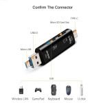 Portable 5 In 1 Multifunction Usb 2.0 Type C Usb Micro Usb Tf SD Memory Card Reader OTG Card Reader Adapter Mobile Phone Accessories