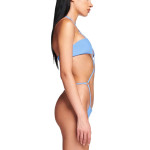 Women's New Solid Color Cut-out One-piece Swimsuit