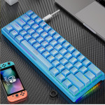 Plastic mechanical keyboard for games