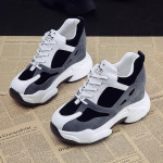 Woman Fashion Sneakers Platform Chunky Casual Shoes New Designers Basket Female Vulcanized Shoes Women High Heels