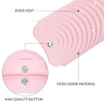 Environmentally Friendly Hair perm silicone button heat insulation cover