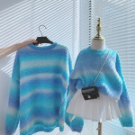 Parent-child Sweater High-end Western-style Sweater Coat