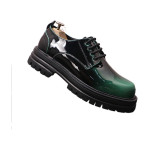 Men's Autumn And Winter Bright Leather Shoes Thick Sole Fashion Casual