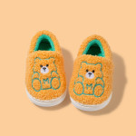 Home Cartoon Warm Slippers With Soft Bottom Hair