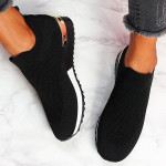 New Style Flying Knit Socks Shoes Stretch Cloth 43 Size Women's Shoes