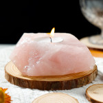 Natural Crystal Candle Holder Decorative Ornaments