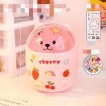 Desktop Trash Can Desk Organizer Bucket Office Mini Bear Trash Can