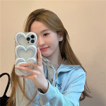 Han Tianmei Soft Sky Blue Love Phone Case