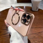 All-inclusive Electroplated Metal Brushed Magnetic Phone Case