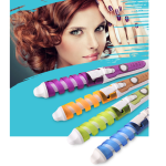 Spiral curling iron