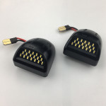 2 Pack License Plate For Truck SUV Trailer Van Lights