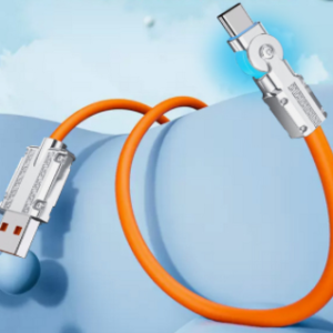 Type-C Super Fast Charging 180Rotary Data Cable