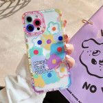 Colored Flower Silicone Phone Case