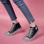 Denim canvas shoes