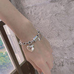 Women's Fashion Sterling Silver Whack-a-mole Love Bracelet