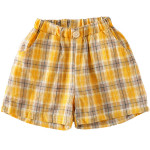 New Plaid Children's Shorts Casual Retro