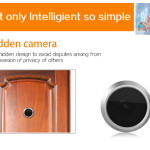 Hidden Electronic Cat's Eye 4.3 Inch Visible Electronic Cat's Eye Large Screen