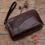 Leather Men's Hand Wallet Multifunctional Handle