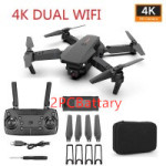 Folding high-definition aerial quadcopter