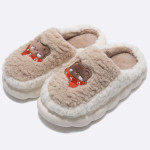 Thick Plush Cute Slippers Female Indoor