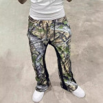 Camouflage Casual Printed Pants Loose