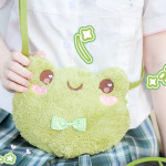 Plush Bag Cross-body Cute Plush Frog Doll