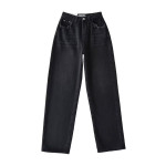 Women's High-waisted Straight Jeans