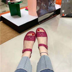 All-Match Mother's Shoes Platform Platform Sandals With Word Jelly