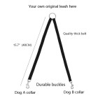 Two Traction Rope Double Dog Pet Leash