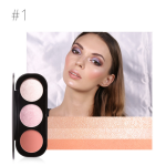 Focalure 3 Colors Blush & Highlighter Palette