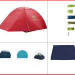 Sun Protection Wind And Storm Proof Camping Equipment For Two People