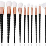 10PCS Makeup Brushes Kit Beauty Foundation Blending Blus