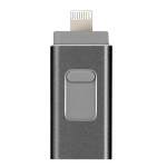 Three-in-one Small Push-pull Metal USB Flash Drive