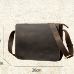 Retro Casual Men's Leather Shoulder Bag