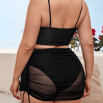 Fashion Fat MM Three-piece Large Size Split Swimsuit Women