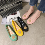 Summer Chrysanthemum Rain Boots Ladies Low-Top Water Shoes Rain Boots Non-Slip Work Fashion Slope Heel Pumps Korean Cute