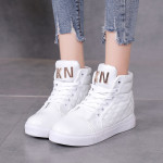 Korean Version Of The Increased Women's Shoes Autumn New Student High-Top Platform Platform Casual Shoes Women's Single Shoes